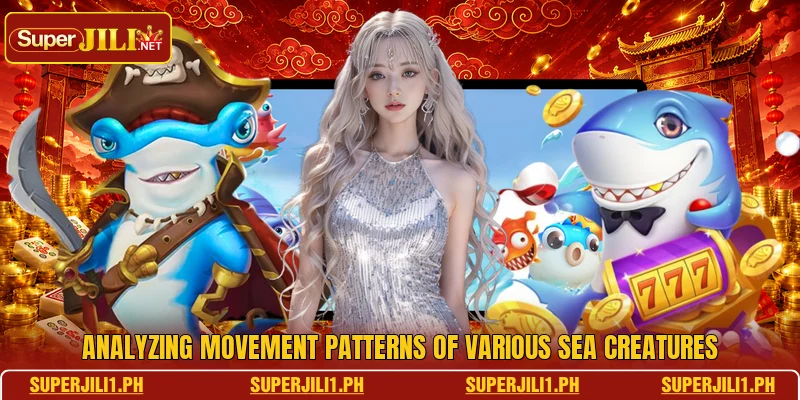 Analyzing movement patterns of various sea creatures Analyzing movement patterns of various sea creatures