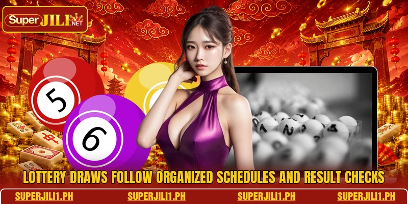 Lottery draws follow organized schedules and result checks Lottery draws follow organized schedules and result checks