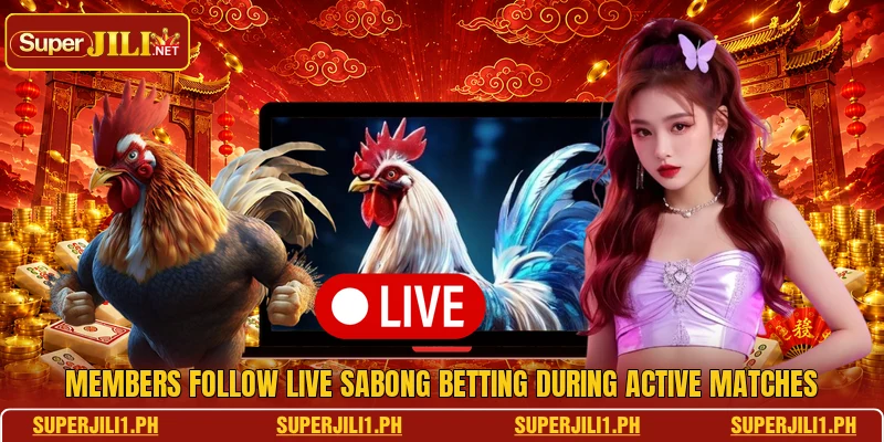 Members follow Live Sabong Betting during active matches