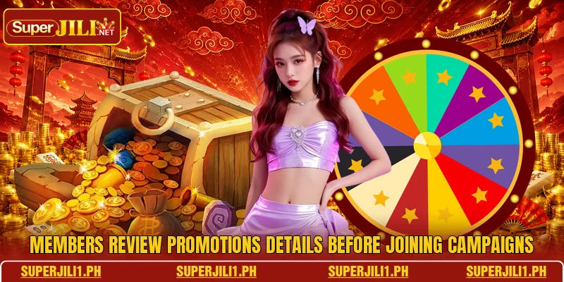 Members review promotions details before joining campaigns Members review promotions details before joining campaigns