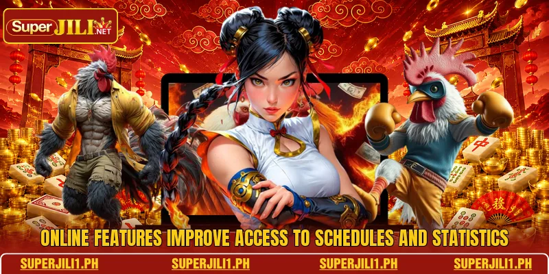 Online features improve access to schedules and statistics Online features improve access to schedules and statistics