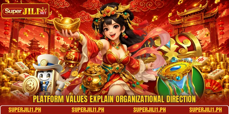 Platform values explain organizational direction