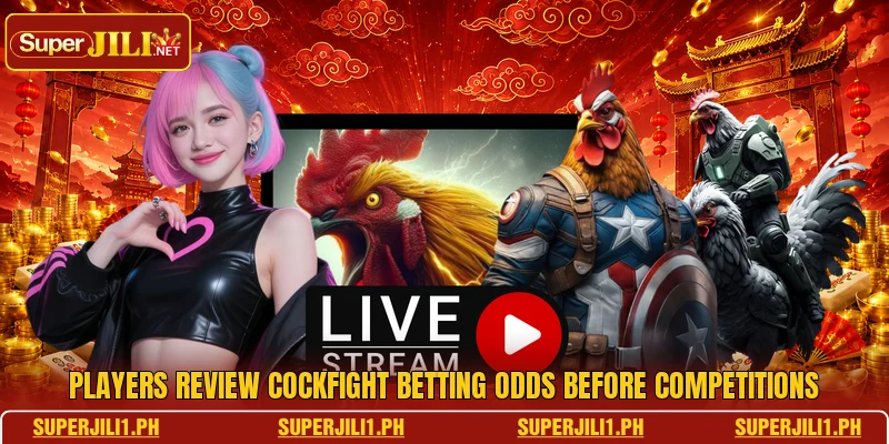 Players review Cockfight Betting Odds before competitions