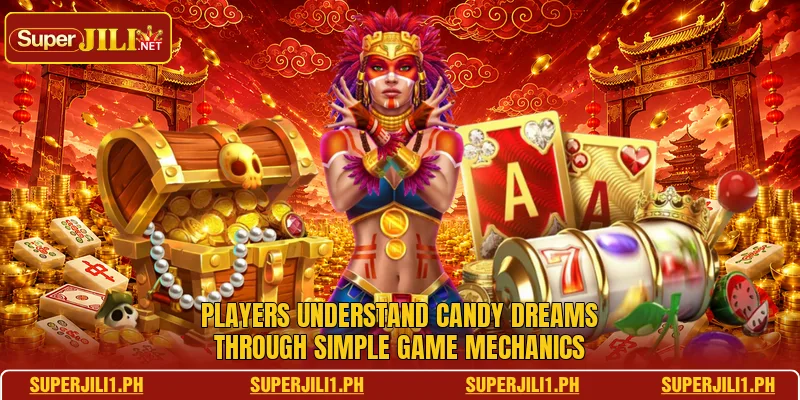Players understand Candy Dreams through simple game mechanics Players understand Candy Dreams through simple game mechanics