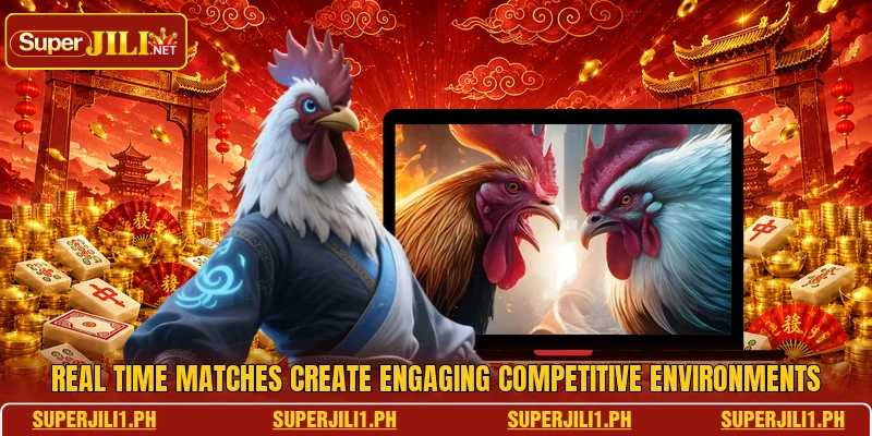 Real time matches create engaging competitive environments