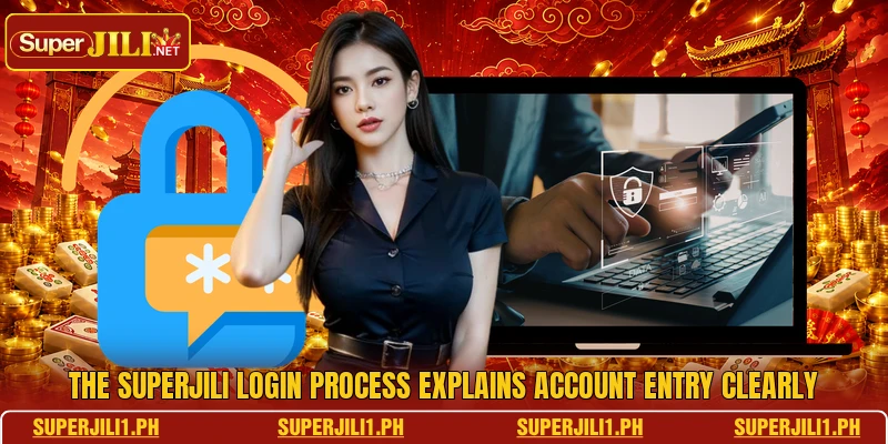 The SUPERJILI login process explains account entry clearly